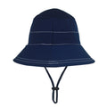 Swim Bucket Sun Hat - Marine on a white background