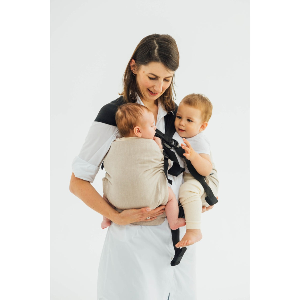 LennyTwin Carrier - Broken Twill - Peanut Butter