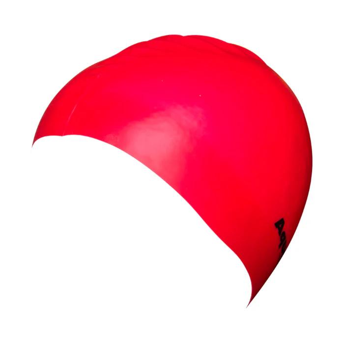 Junior Silicone Swim Cap - Red