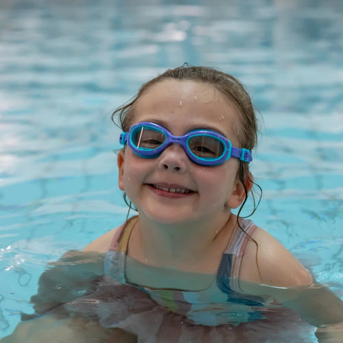 Funkies Kids Swim Goggles - Sky/Violet