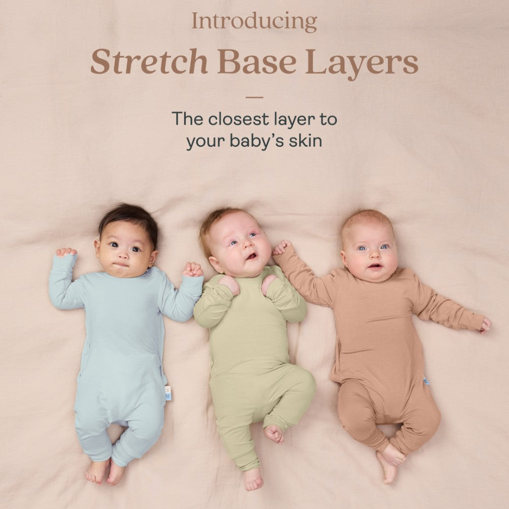 0.2 tog Stretch Base Long Sleeve Layer - Biscuit