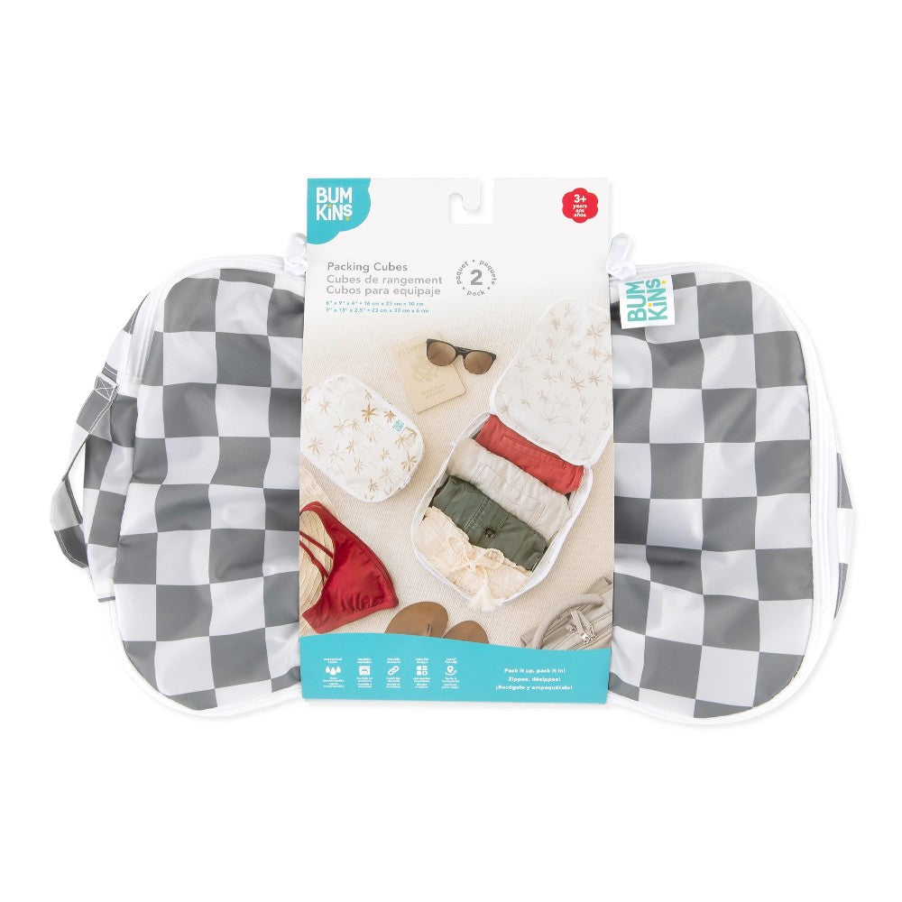 Packing Cube 2pk - Charcoal Check