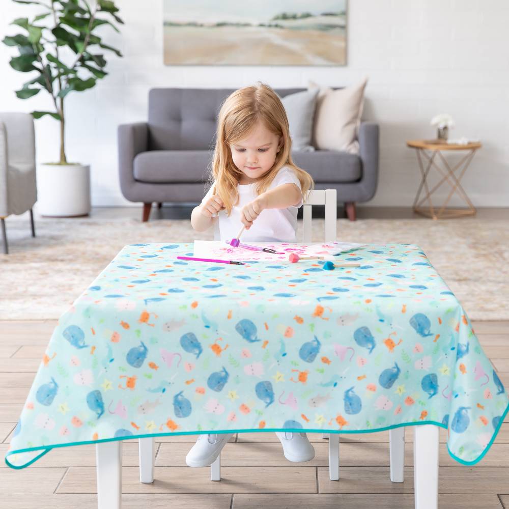Waterproof Splat Mat - Ocean Life