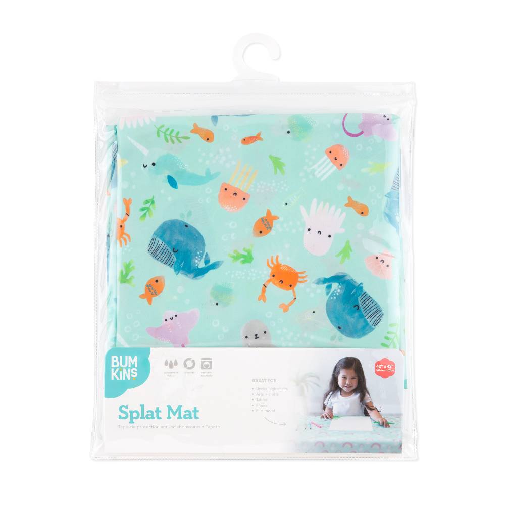 Waterproof Splat Mat - Ocean Life