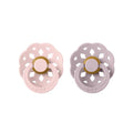 pink and purple bohemian latex pacifier