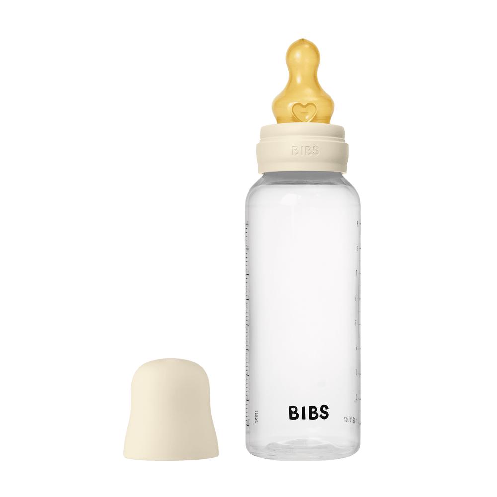 cream latex and plastic anti colic baby bottle