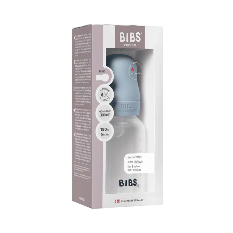 PP Baby Bottle Complete Set - Silicone Dummy - Baby Blue