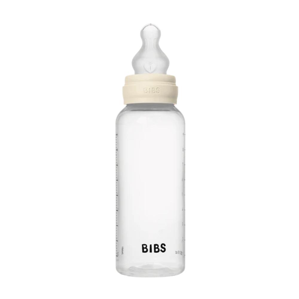 cream silicone and plastic anti colic baby bottle