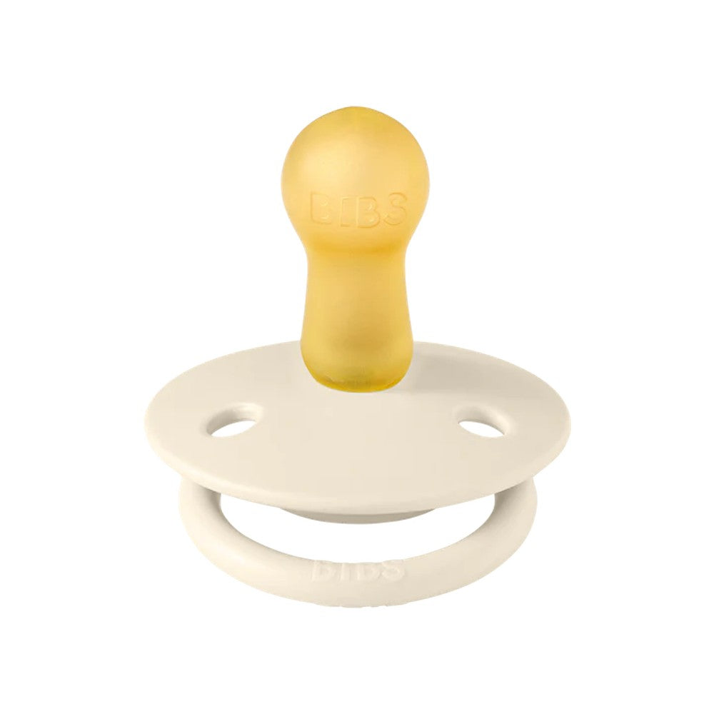 De Lux Silicone Dummy 2pk - Ivory/Blush