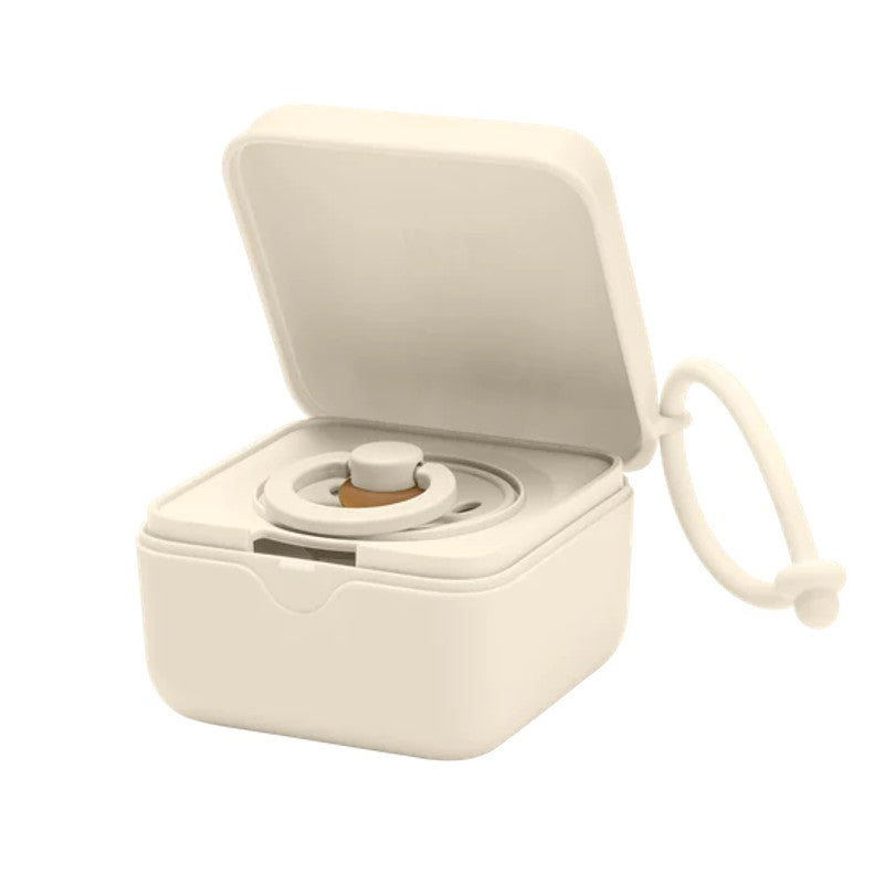 Cream hard pacifier box