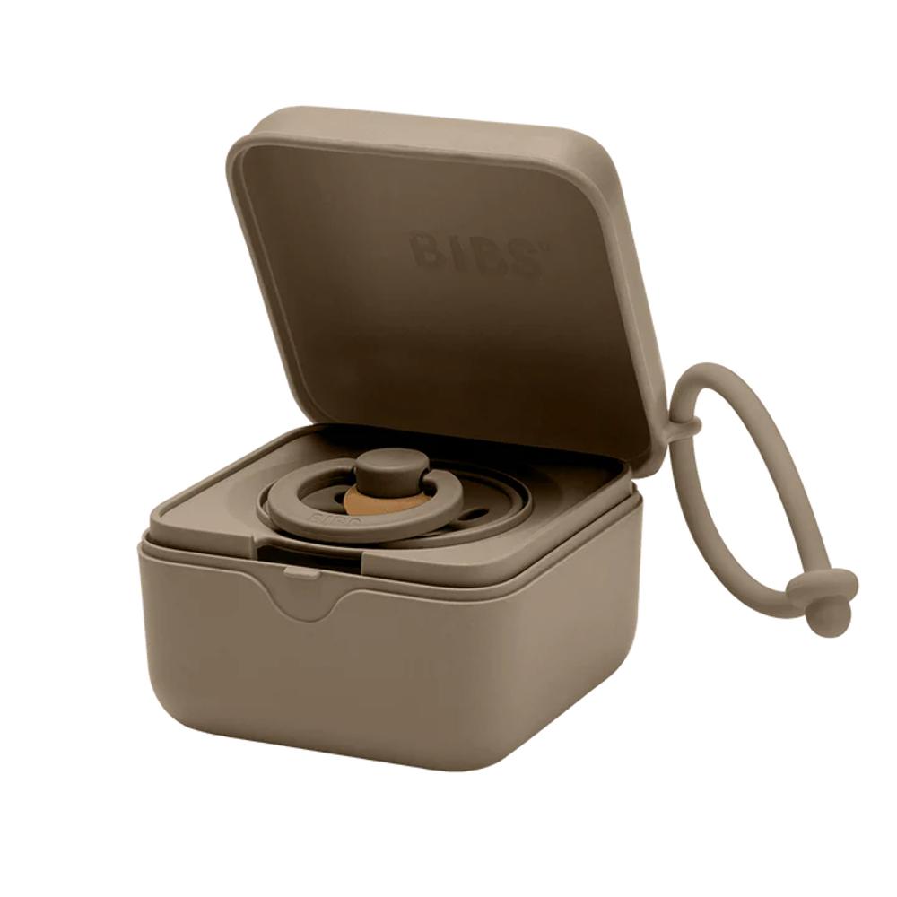 Brown hard pacifier box