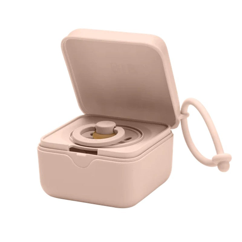 Pink hard pacifier box