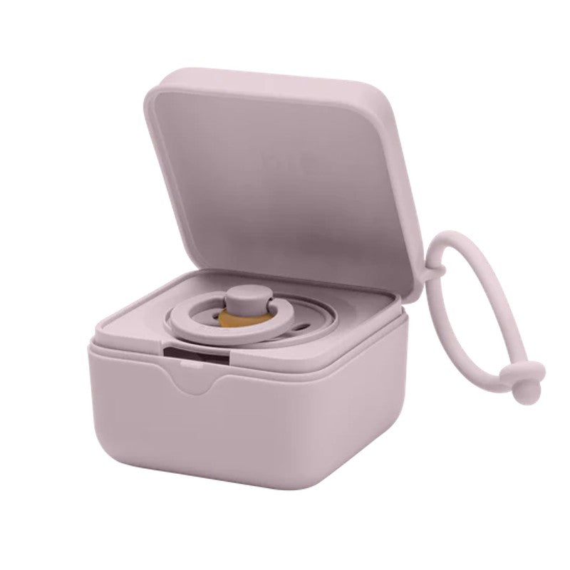 Purple hard pacifier box