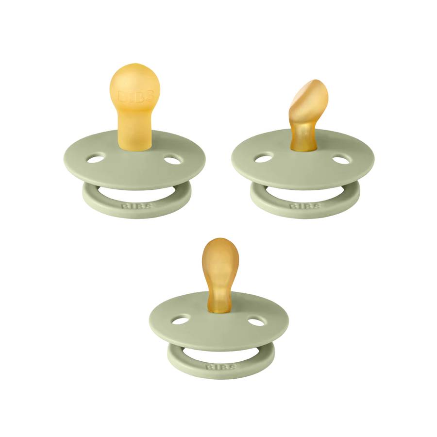 Green try it latex pacifier three pack