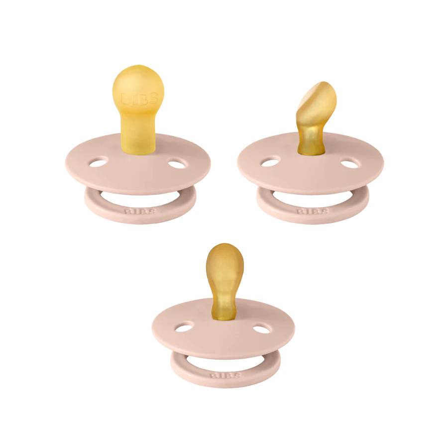 Pink try it latex pacifier three pack
