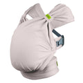 Organic Cotton Boba Bliss Baby carrier  in soft stone colour with a visible brand logo on a white background