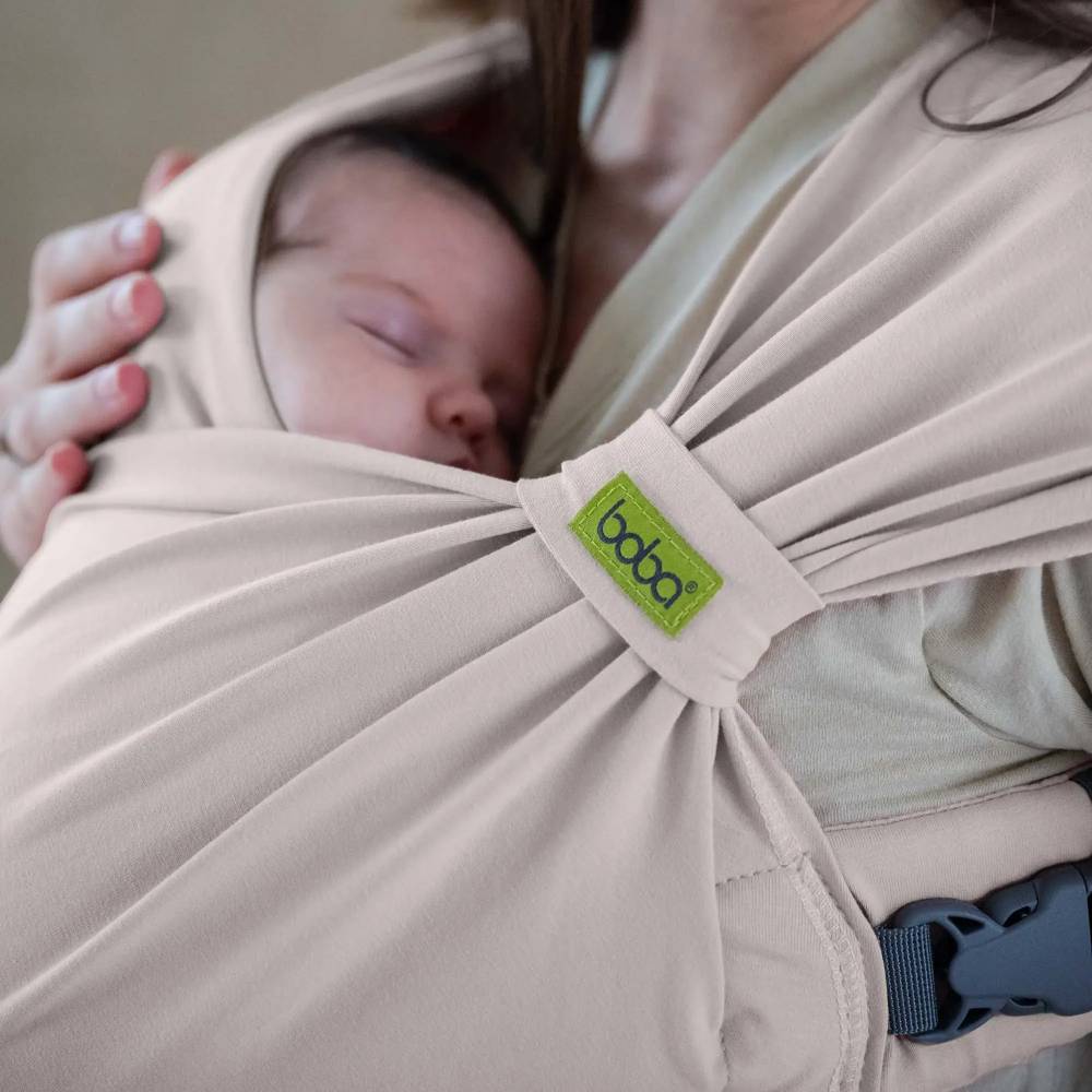 Bliss Baby Wrap Carrier - Organic Stone