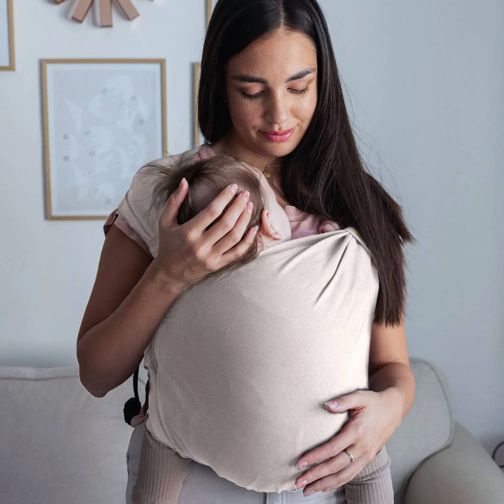 Bliss Baby Wrap Carrier - Organic Stone