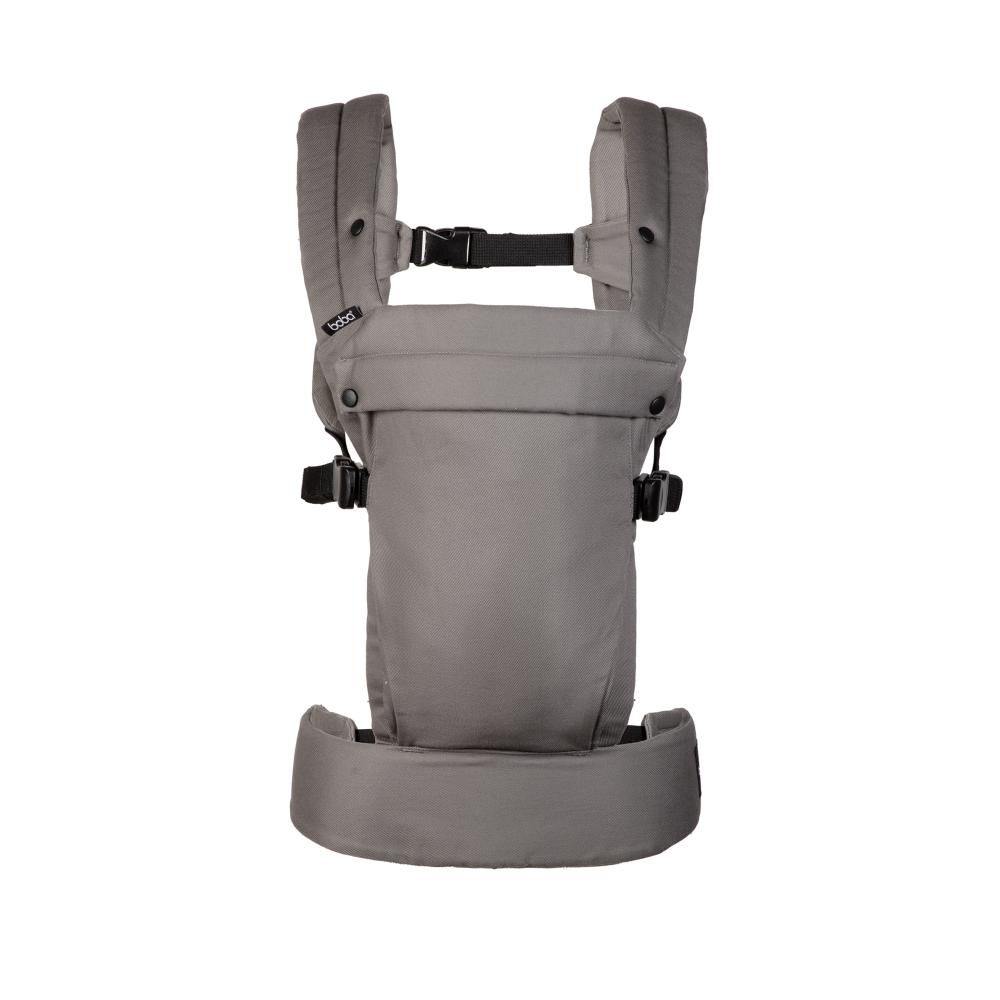 Gray Boba Auri baby carrier on a white background