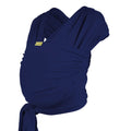 Navy Blue Boba wrap baby carrier on a white background