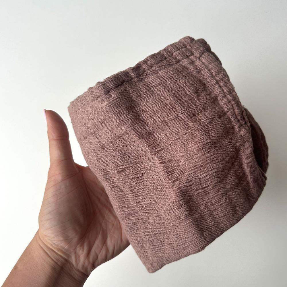 Muslin Face Cloth Set 3pk - Oat/Sage/Moss