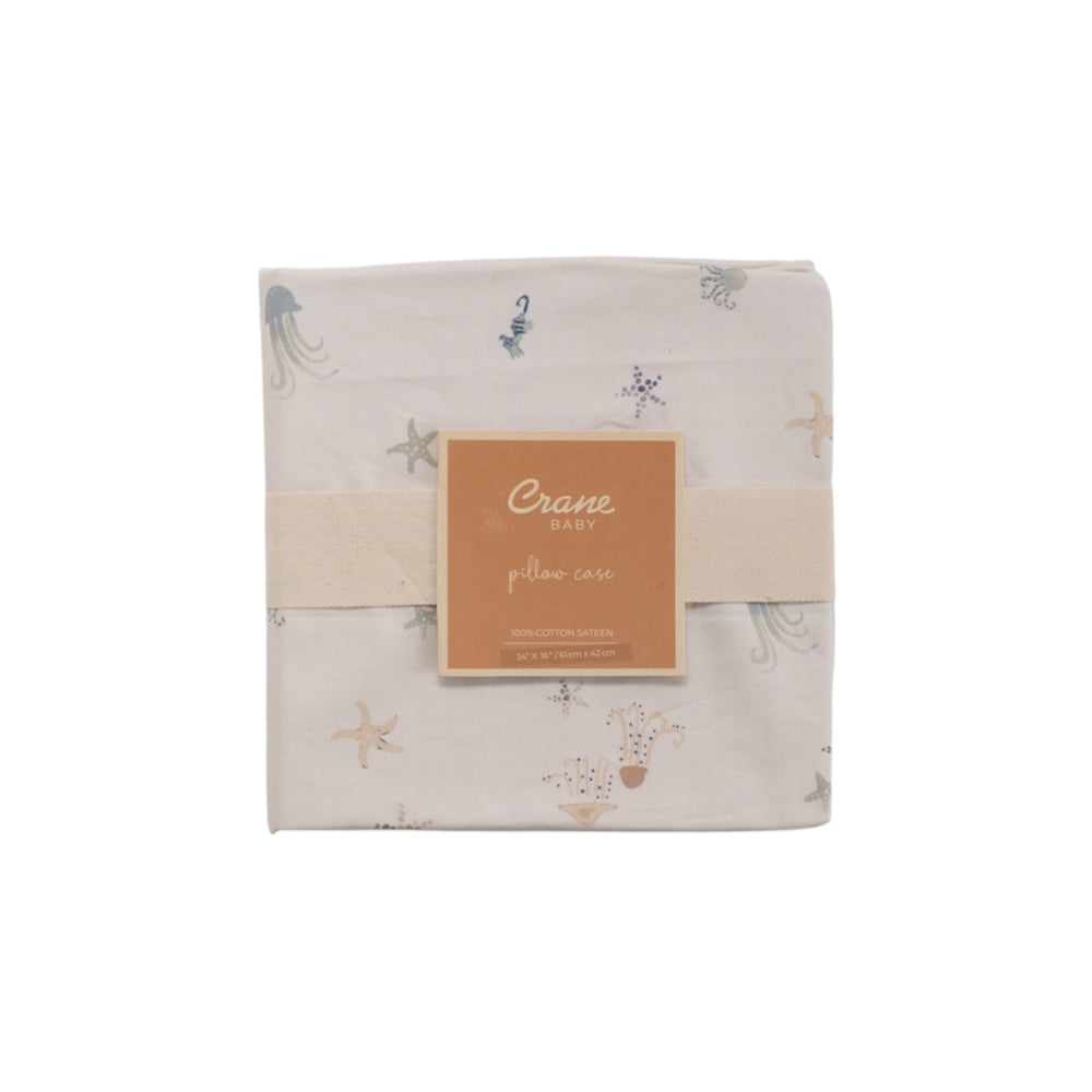 Toddler Pillowcase - Cove Sea Life on a white background