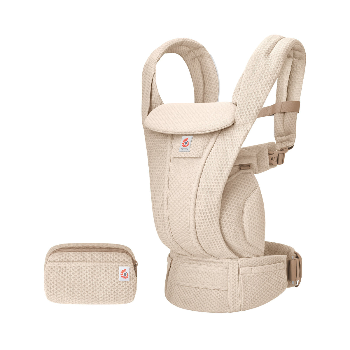 Omni Deluxe All-in-One Baby Carrier - Natural Beige Mesh