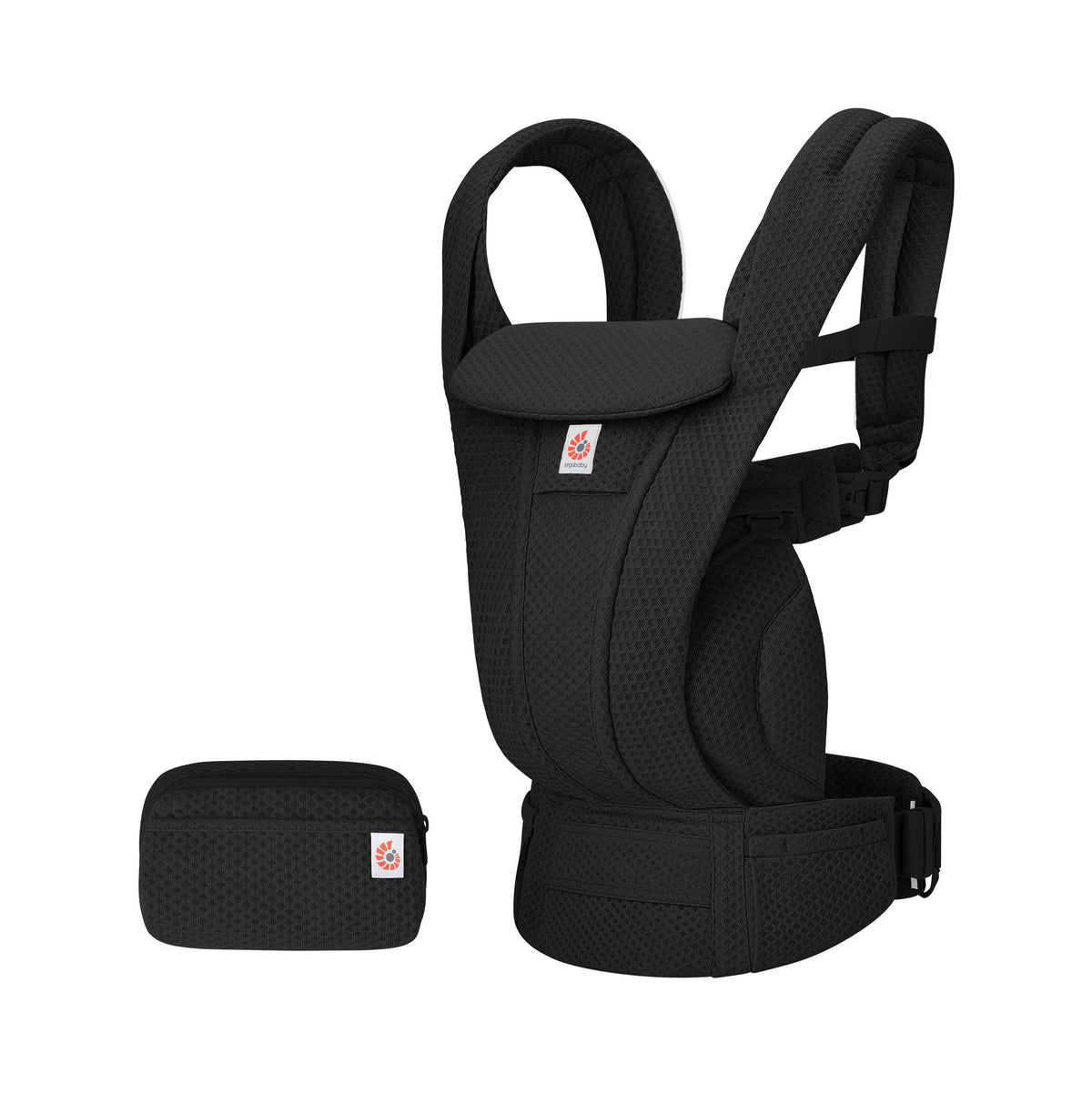 Omni Deluxe All-in-One Baby Carrier - Onyx Black Mesh