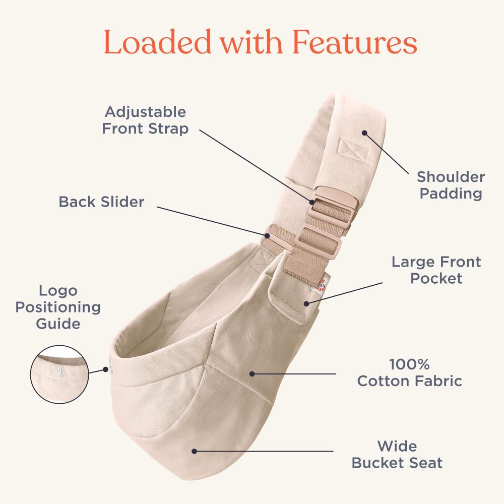 Upsie Sling Carrier - Natural Beige
