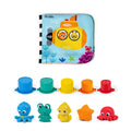 A colourful Opus Bath Pals Bath Gift Set 11pc on a white background. 