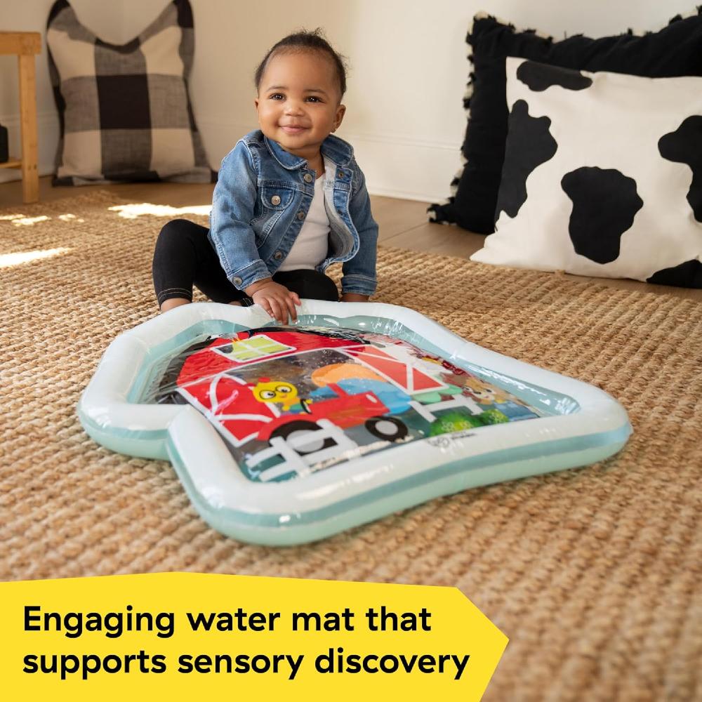 Farm Explorer's Cal's Sensory Barn Tummy Time Water Mat