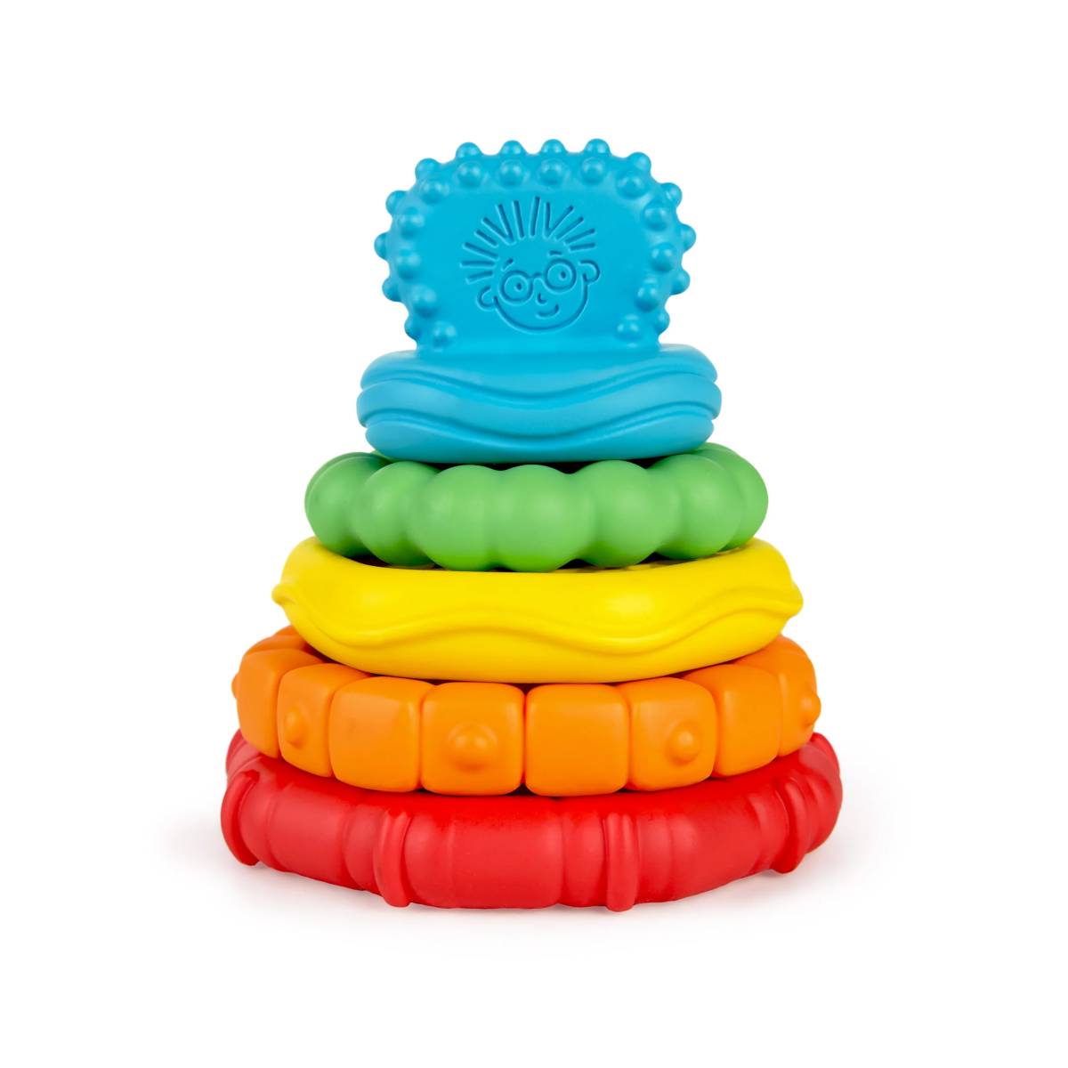 Stack & Teethe Multi-Textured Teether Toy