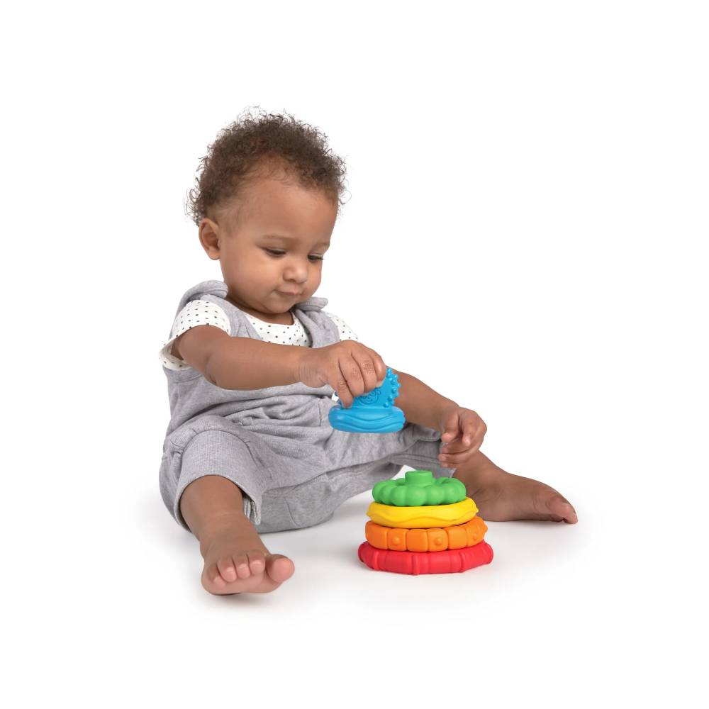 Stack & Teethe Multi-Textured Teether Toy