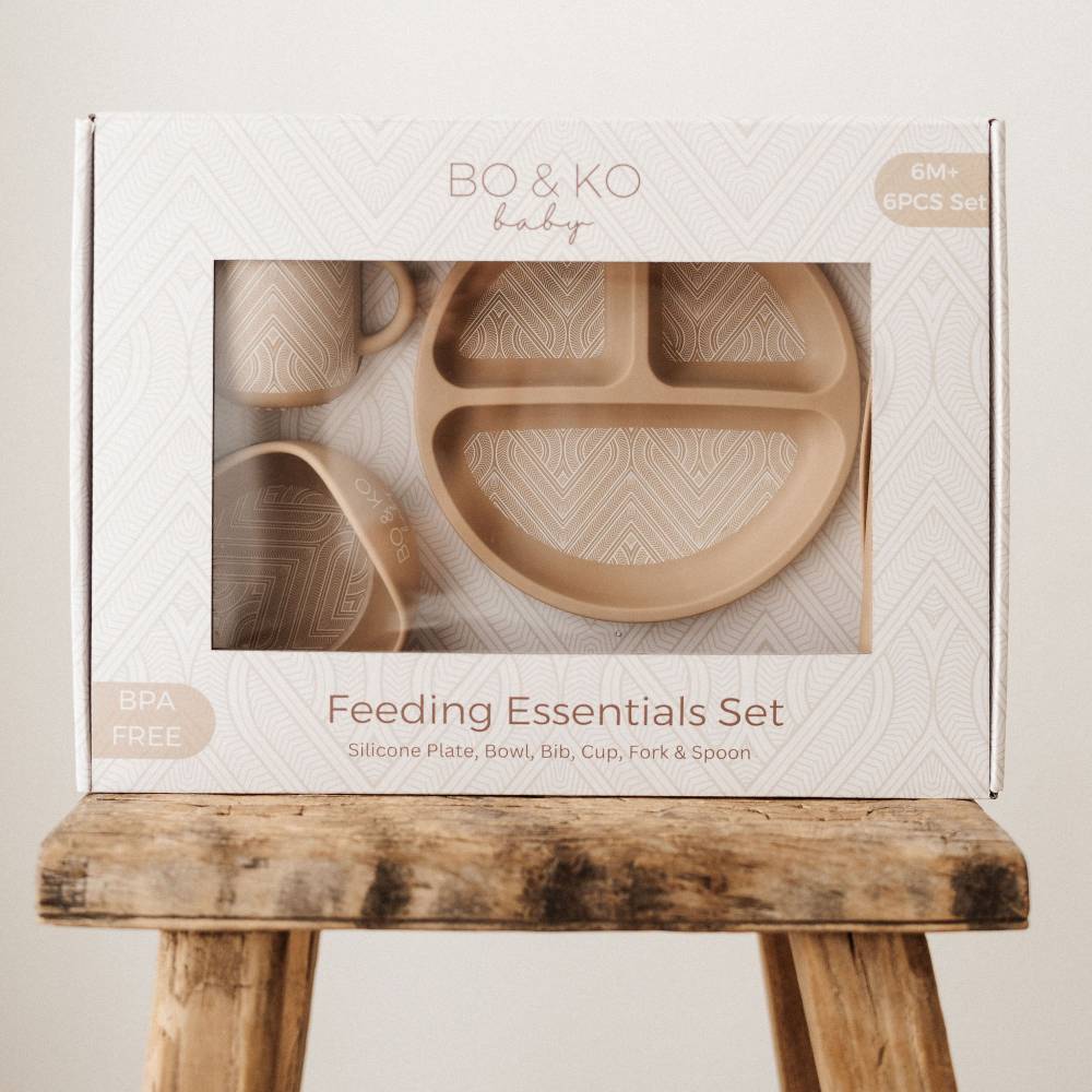 Feeding Essentials Set - Tan
