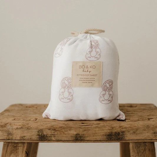 Fitted Sheet - Tiki Mocha