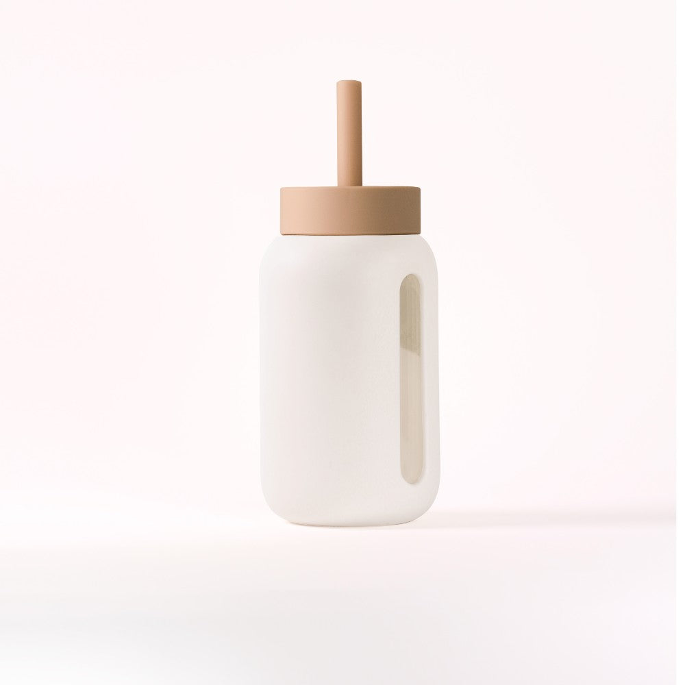 Mini Straw & Cap - Sand