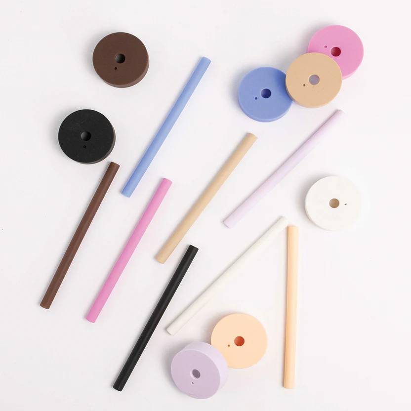 Mini Straw & Cap - Cornflower