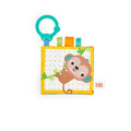 A Safari Buddies Soft Book on a white background. 