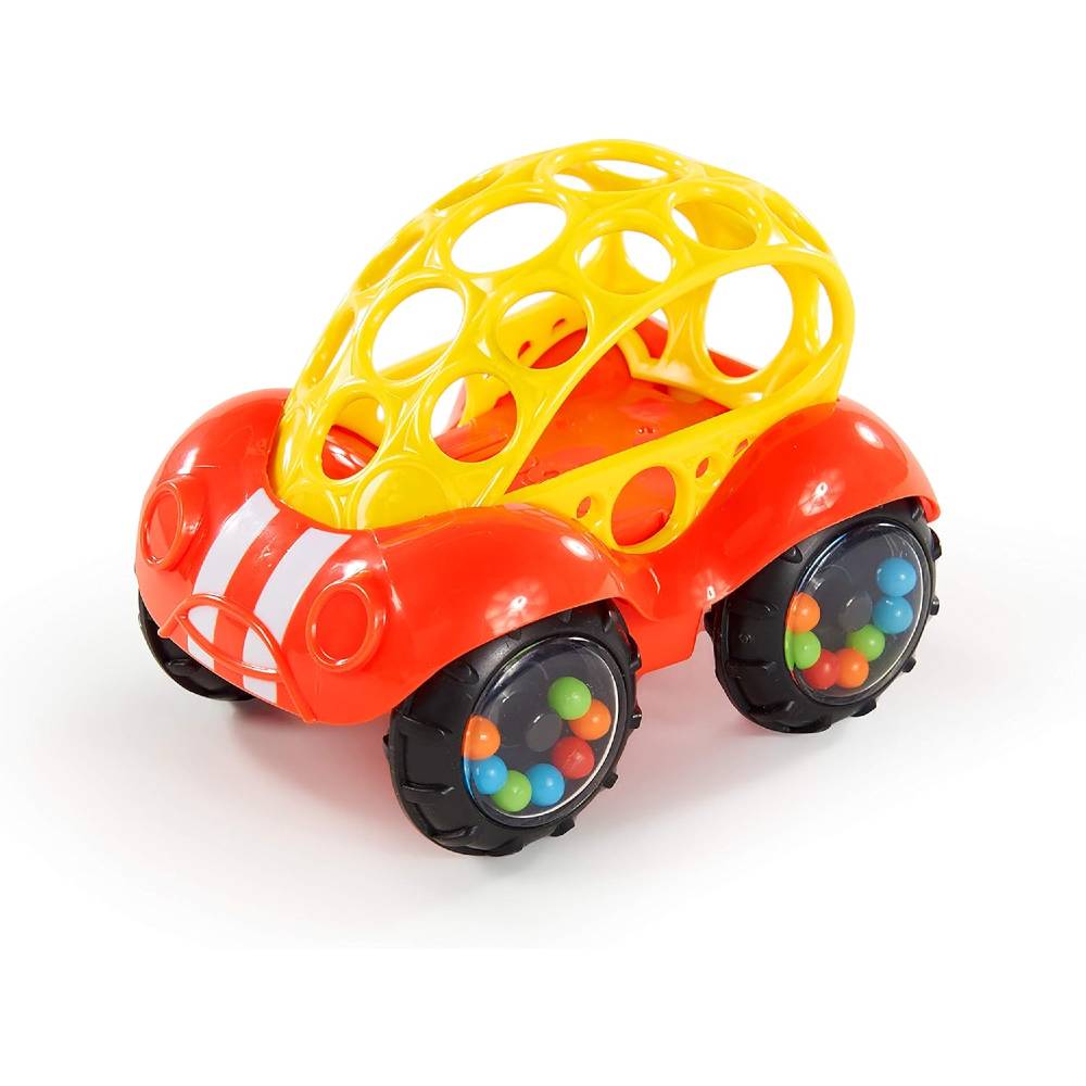 Oball Rattle & Roll Car - Red
