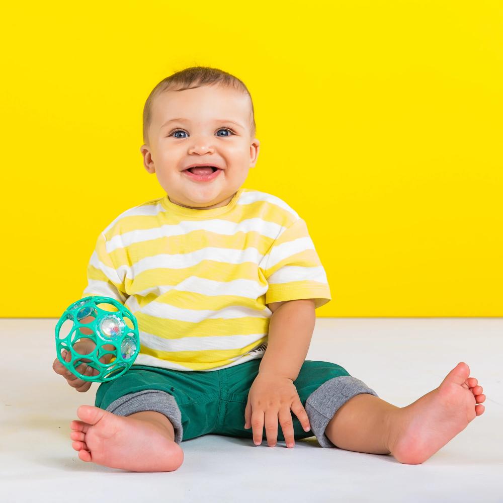 Oball Rattle Easy Grasp Toy - Teal