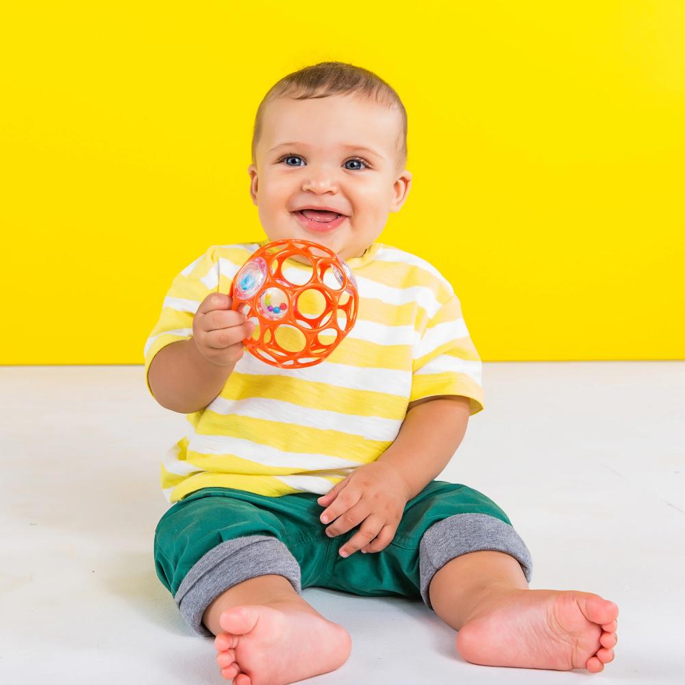 Oball Rattle Easy Grasp Toy - Orange