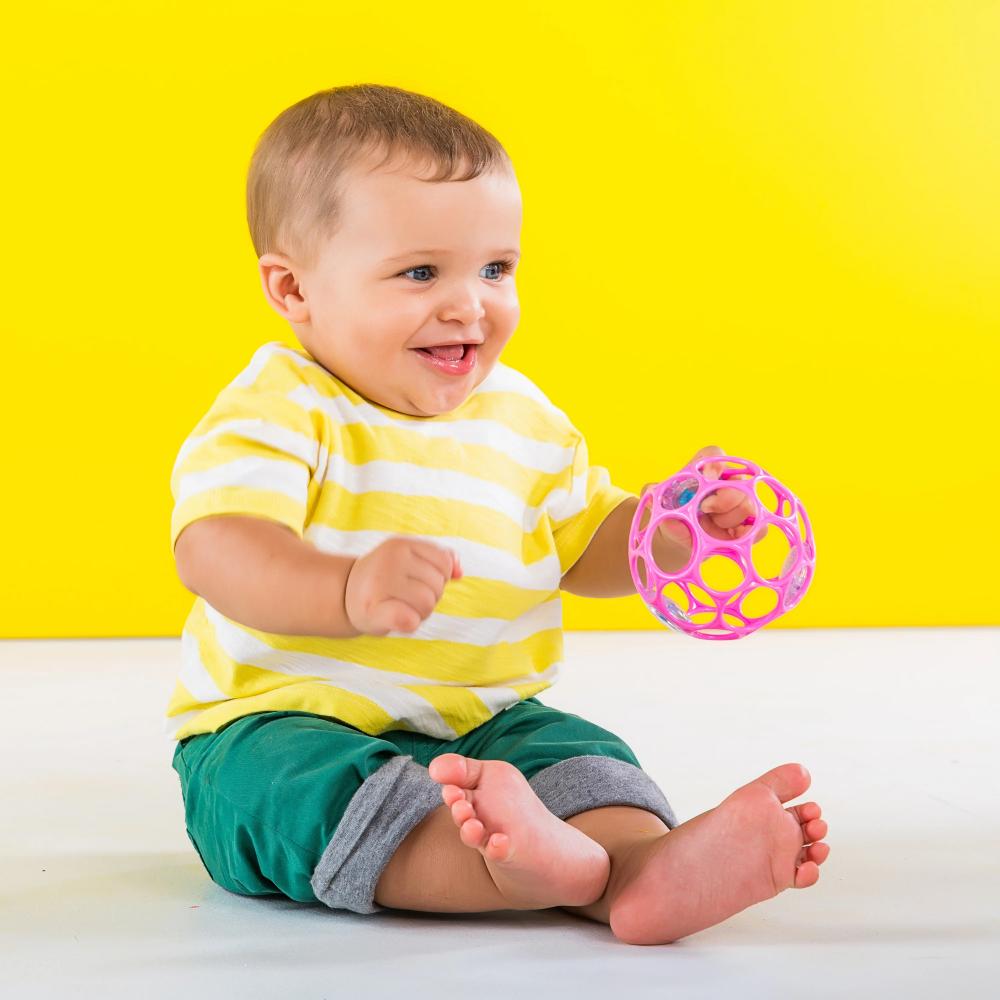 Oball Rattle Easy Grasp Toy - Pink