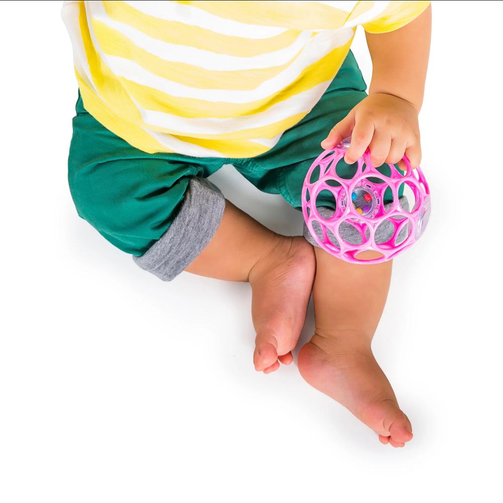Oball Rattle Easy Grasp Toy - Pink