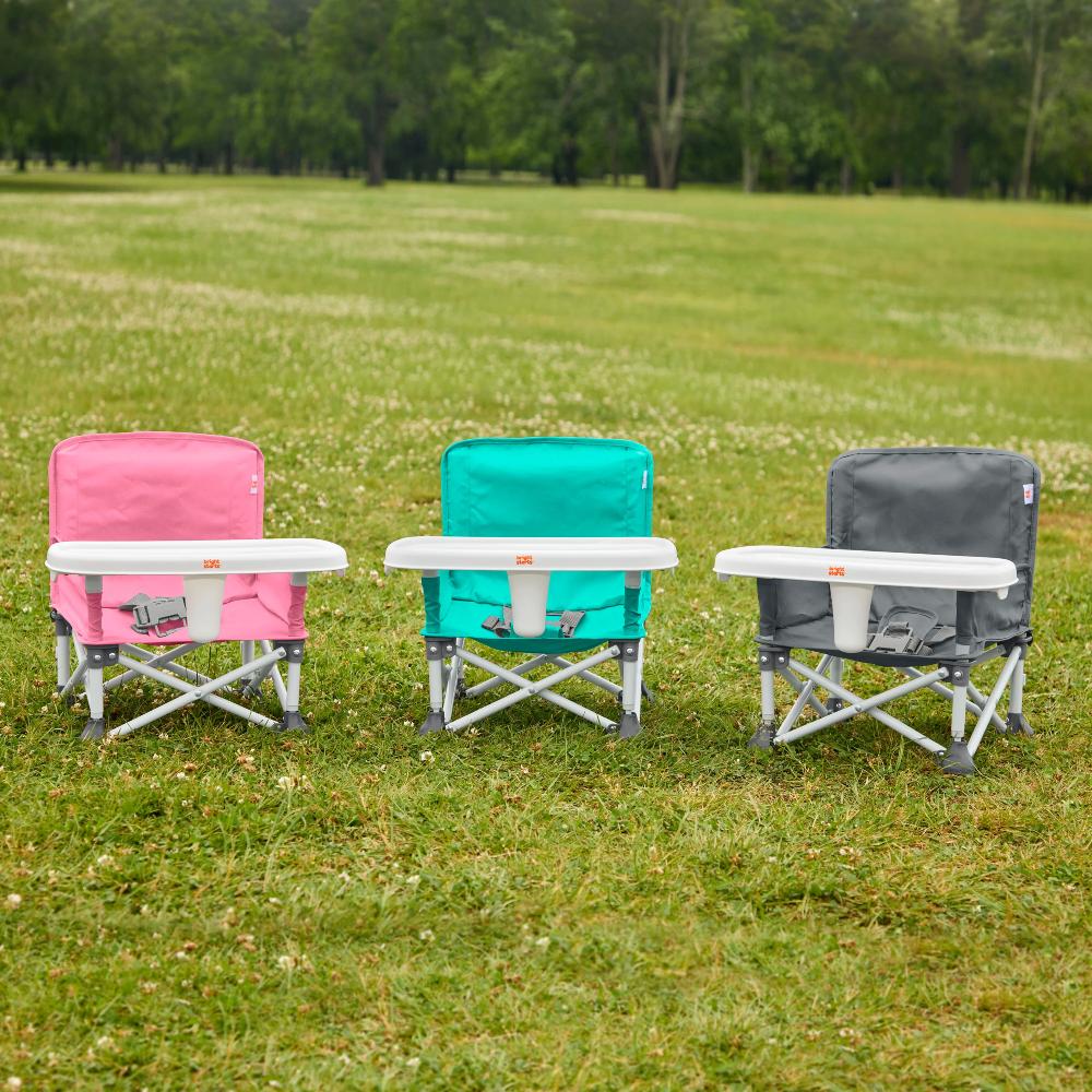 Pop 'N Sit Portable Booster Seat - Grey