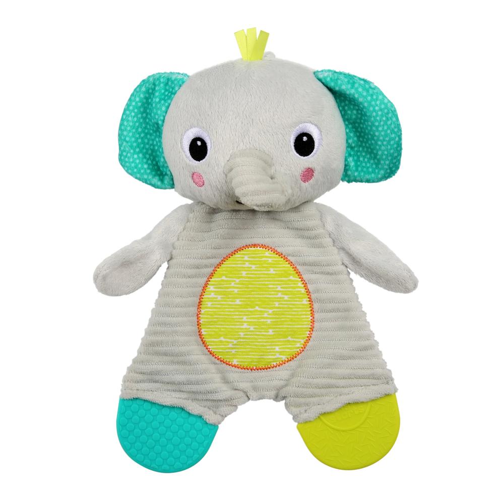 Snuggle & Teethe Plush Teether - Elephant