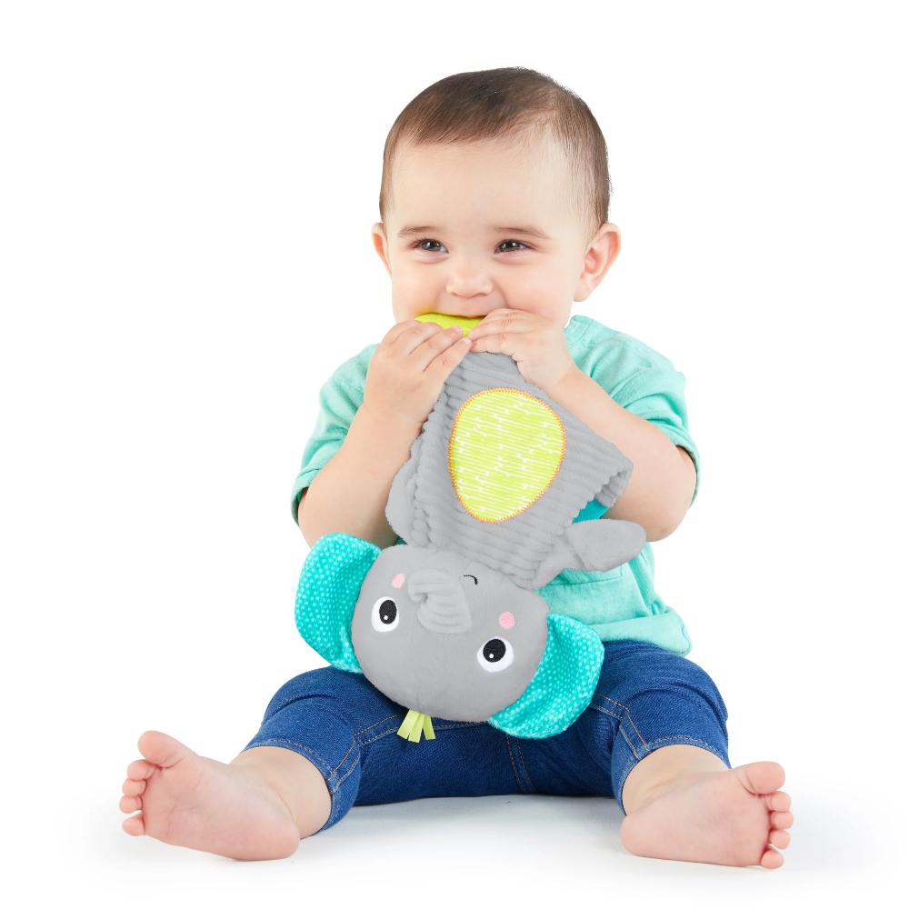 Snuggle & Teethe Plush Teether - Elephant