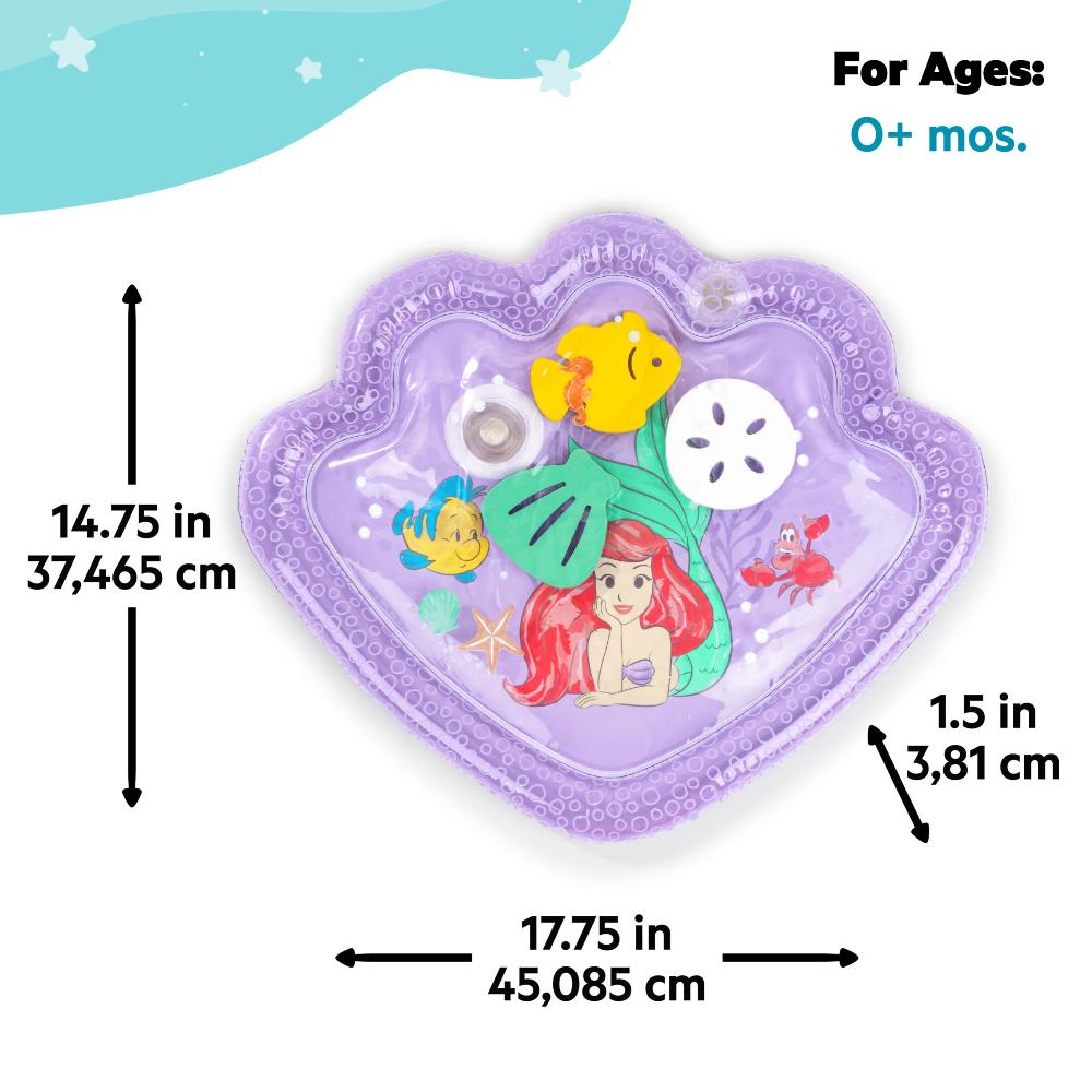 Tummy Time Water Mat - The Little Mermaid