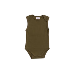 Basics Cotton Singletsuit - Khaki