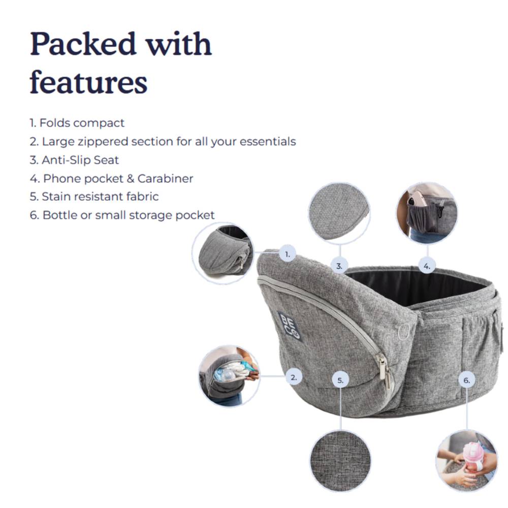 Hip Seat Carrier - Black