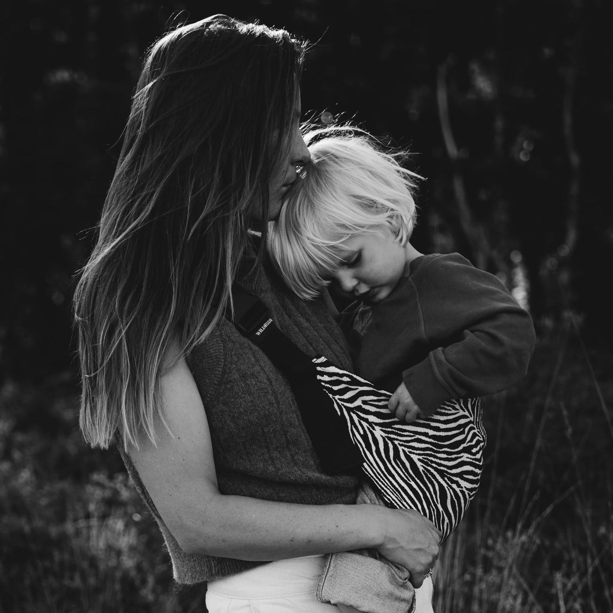 Toddler Carrier - Jacquard - Black Zebra